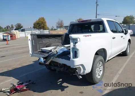 2024 Chevrolet Silverado 1500 4Wd Short Bed Wt from USA, damaged, VIN 1GCUDAED3RZ267777